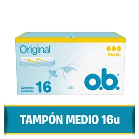 Tampones Originales Medio OB 16un