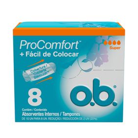 Tampones Procomfort Super OB 8un