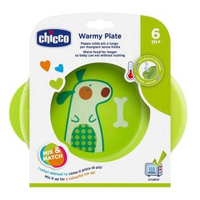 Plato Térmico Verde 6M+ Chicco