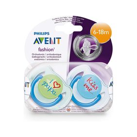 Chupetes 6-18 meses I Love Mama Niño Philips Avent
