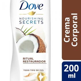 Crema Corporal s Coco y Almendras Dove 200ml