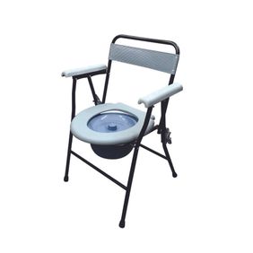 Silla Sanitaria Plegable con Apoyabrazos Silfab