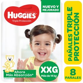 Pañales Classic XXG Regular Huggies 8un