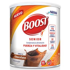 Suplemento Nutricional polvo Chocolate Boost Lata x 370 gr