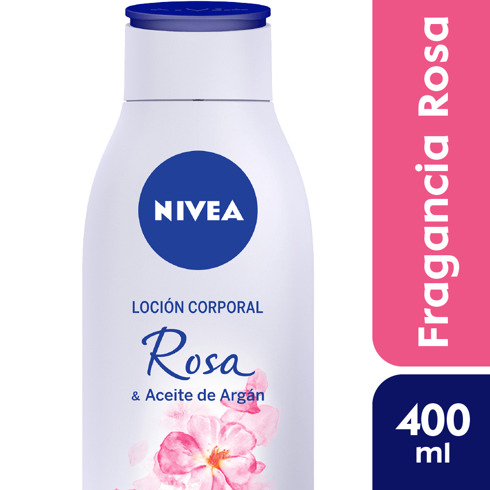 Loción Corporal Rosa Piel Normal a Seca Nivea 400ml | Salud Global