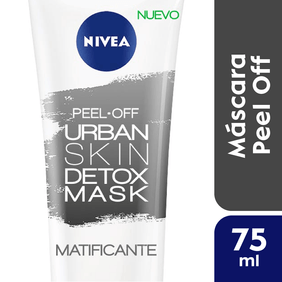 Mascara Facial Urban Detox Peel Off Matificante Nivea 75ml