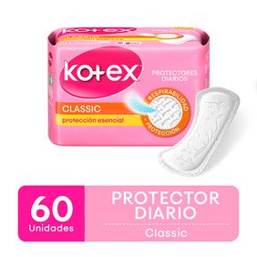 Protectores Diarios Classic Kotex 60un