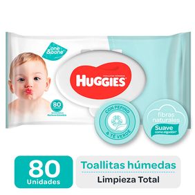 Toallitas Humedas Limpieza Total Huggies 80un