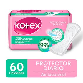 Protectores Diarios Antibacterial Kotex 60un
