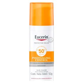 Sun Fluido Facial Anti Envejecimiento FPS 50+ Eucerin 50ml