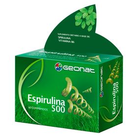 Suplemento Dietario Geonat Espirulina 500 Provefarma 60 comprimidos