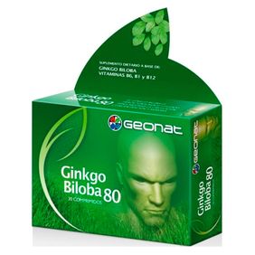 Suplemento Dietario Geonat Ginkgo Biloba 80 Provefarma 30 comprimidos