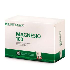 Suplemento Dietario Magnesio 100 Natufarma 60 cápsulas