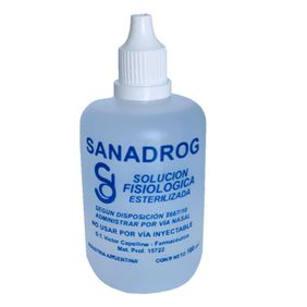 Solución Fisiologica Esterilizada Sanadrog x 100 ml