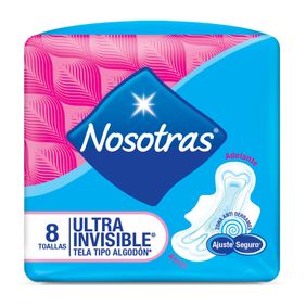 Toallita Ultra Invisible Tela Nosotras x 8 u