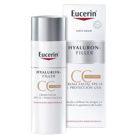 Hyalluron-Filler Antiage con Color Tono Medio Eucerin 50ml
