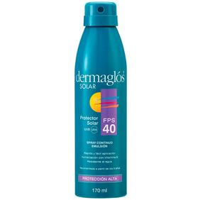 Protector Solar FPS 40 Spray Emulsión Dermaglós 170ml