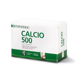 Suplemento Dietario Calcio 500 con Vitamina D Natufarma 50 comprimidos