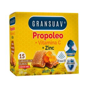 Suplemento Dietario Gransuav Caramelos Propoleo Zinc Y Vit C Alioth x15 Un