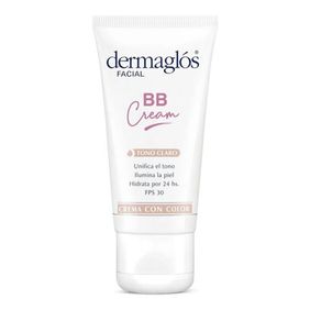 Crema Facial Con Color Tono Claro FPS30 Dermaglos x50 Gr