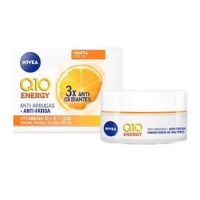 Crema Facial Anti Fatiga Q10 FPS15 Nivea X50 Ml