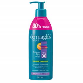 Protector Solar FPS30 Emulsion Dermaglos x380 Ml