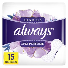 Protectores Diarios Sin Perfume Always x15 Un