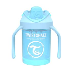 Vaso de Aprendizaje Mini Cup Antiderrame Fruit Splash +4M 230 ml Celeste