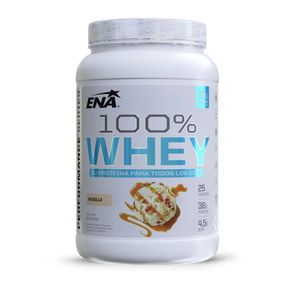 100% Whey Protein Proteina Instantanea Concentrada Vainilla Ena x900 Gr