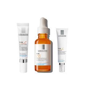 Combo Serum C10 30ml + Redermic Hyalu C ojos Antiange 15ml + Redemic Hyalu C antiage piel Seca 40ml