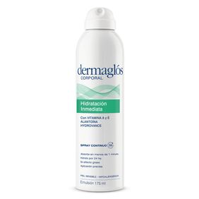 Crema Corporal Dermaglos Hidratación Inmediata Spray x175ml