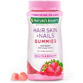 Suplemento Dietario Hair, Skin & Nails Gummies Natures Bounty x40 Un