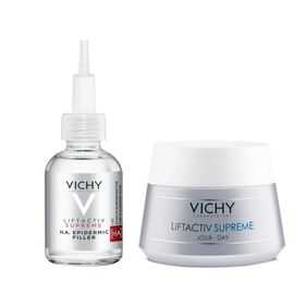 Combo Vichy Lifactiv Supreme H.A Rellenadora de Arrugas 30ml + Liftactiv Crema Día Efecto Lifting Piel Mixta 50 ml