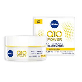 Crema Facial Nivea con Q10 Natural & Creatina Dia FPS30 x50ml