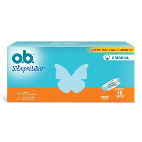 Tampones Original Super Ob x16 Un