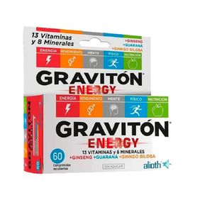 Suplemento Vitamínico Graviton Energy x60 Comp