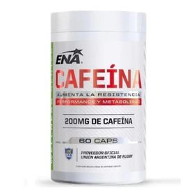 Suplementos Deportivo Cafeina 200 mg ENA x60 Caps