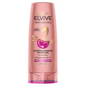 Acondicionador Kera Liso MQ Nutri Liss Elvive x200 Ml