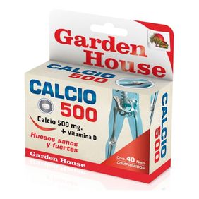 Suplemento Dietario Garden House Calcio 500 x40 Comp.
