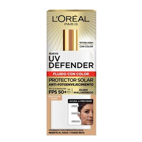 Protector Solar Facial Loreal Uv Defender T.Medio Fluido x 40gr
