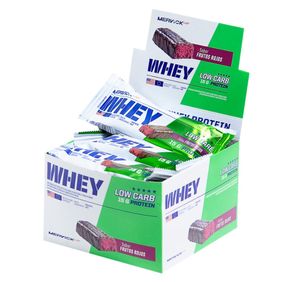 Low Carb Protein Bar Frutos Rojos 46 Gr X 12 Mervick