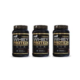 Combo Suplemento Deportivo Whey Protein True Made ENA 930g Pack  x 3 U Chocolate