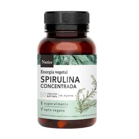 Natier Spirulina Concentrada X 50 Capsulas