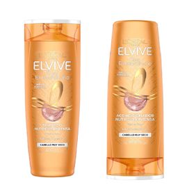 Combo Elvive Shampoo + Acondiconador Oleo Extraordinario Coco 400 Ml