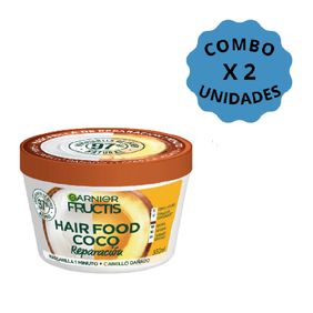 Combo X 2 Tratamiento Capilar Fructis Coconut 350 Ml