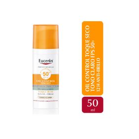 Sun Gel Crema Toque Seco Tono Claro Eucerin Spf50 x50ml