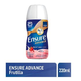 Ensure Advance Frutilla Suplemento Nutricional x 220 Ml