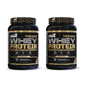 Combo X 2 Suplemento Ena Whey Protein True Made Cookies & Cream