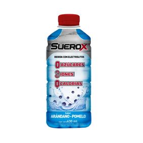 Suerox Bebida Hidratante Con Electrolitos Arandano Pomelo 630 Ml