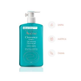 Gel Limpiador Avene Cleanance  x 400 Ml